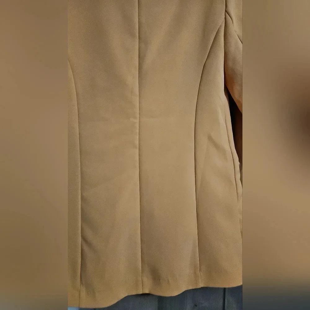 Bagatelle Open front blazer. light orange. Size small NWT - Picture 5 of 14